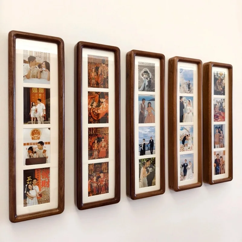 Bamboo Photo Frame - Long Solid Wood Photo Frame Creative