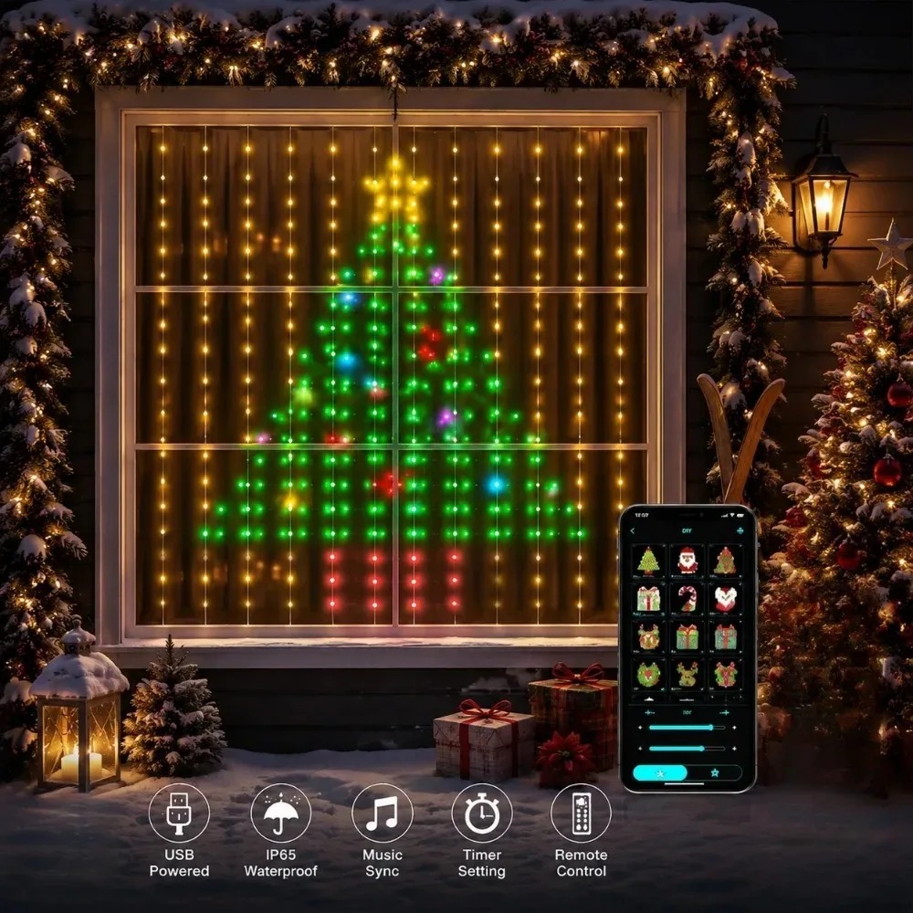 Christmas Light String LED Cur - Home Decor Free App recension och pris