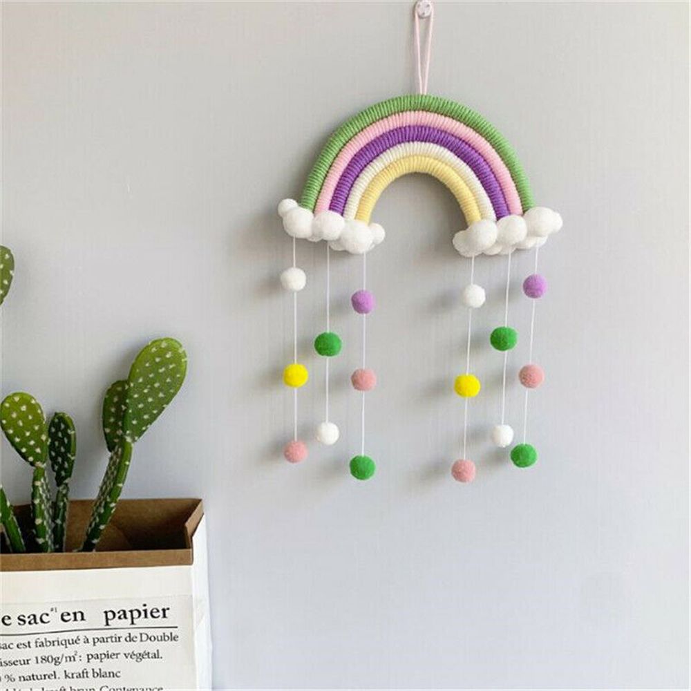 Hand-woven Five Strands Rainbo - Home Decor Y2K recension och pris