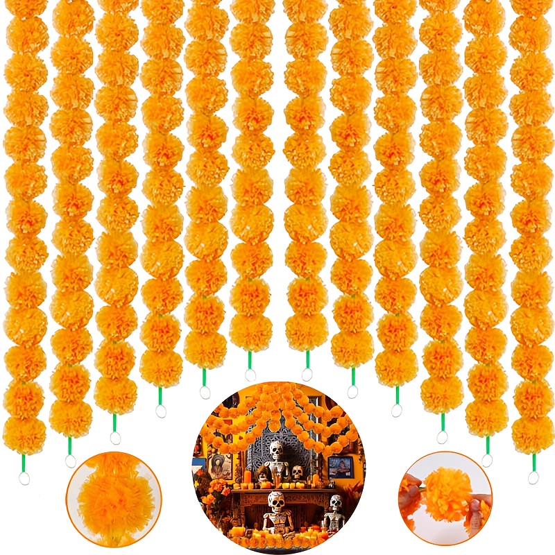 1pcs Marigold Garland for Deco - Home Decor Indonesia recension och pris