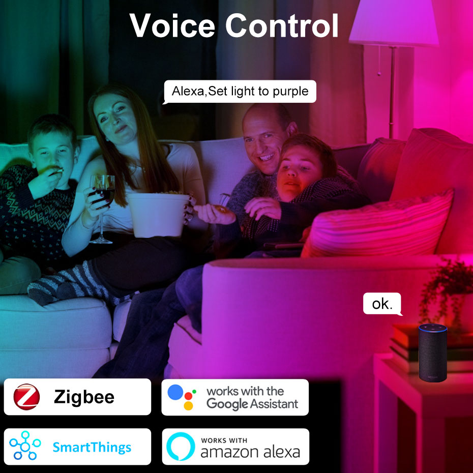 Zigbee Smart LED Light Bulb 15 - Home Decor Free App recension och pris