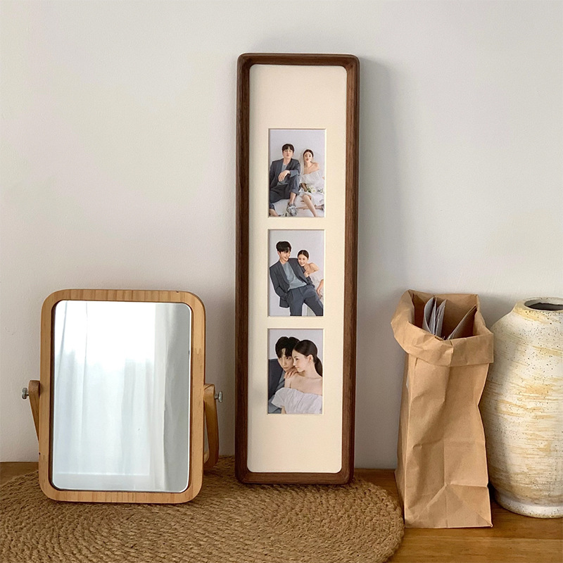 Long Solid Wood Photo Frame Cr - Bamboo Photo Frame recension och pris