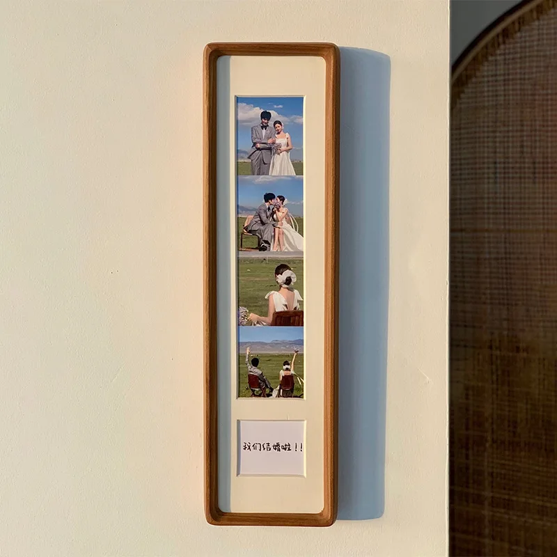 Long Solid Wood Photo Frame Cr - Bamboo Photo Frame recension och pris