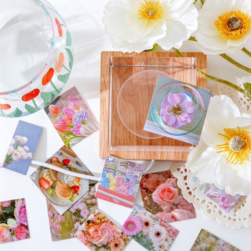 45Pcs Spring Flower Stickers D - Home Decor Magazine recension och pris