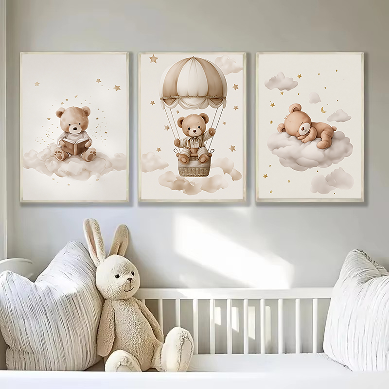 3pcs/set Bohemian Teddy Bear A - Home Decor Theme recension och pris